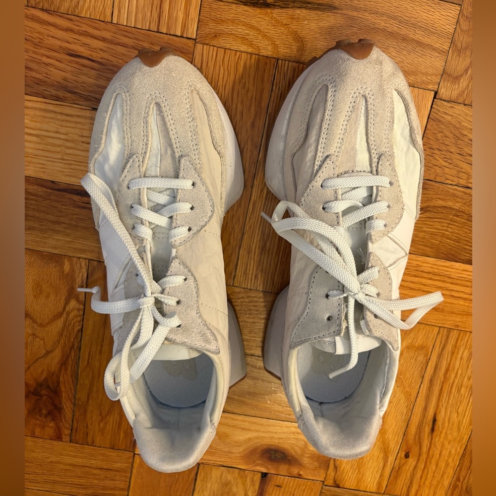 New Balance White Athletic Shoes